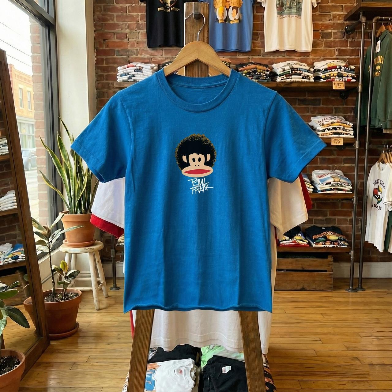 Blue Paul Frank Monkey Tee